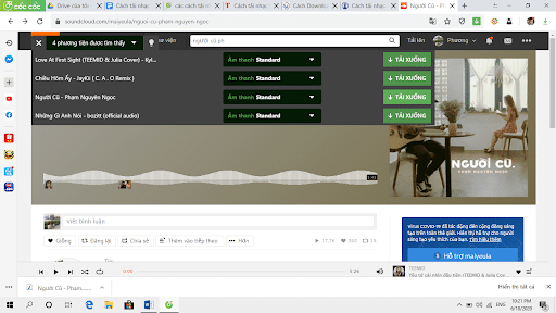 Cách tải nhạc trên SoundCloud bằng Cốc Cốc