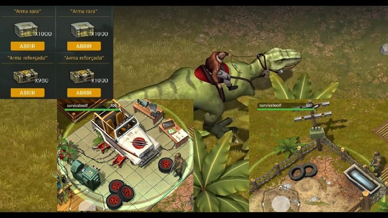 Jurassic Survival là game sinh tồn trong thế giới khủng long