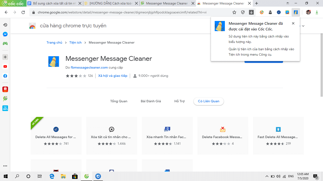 Cách xoá nhiều tin nhắn trên Messenger tiết kiệm thời gian