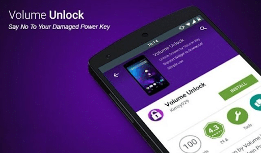 Nguồn mở android với ứng dụng Volume Unlock