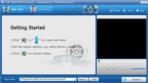 Total Video Converter - phần mềm đổi đuôi video